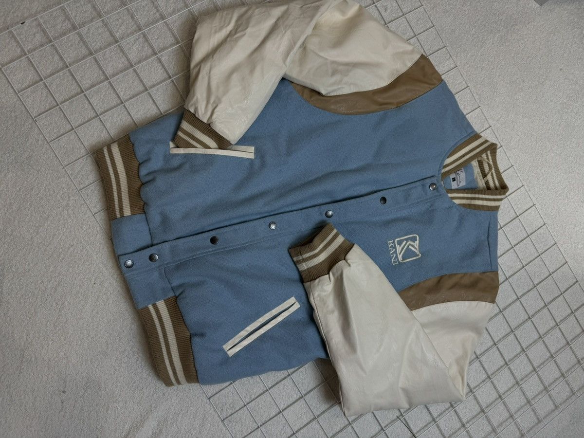 Karl Kani Karl Kani big logo leather bomber beige Size US L / EU 52-54 / 3 - 2 Thumbnail