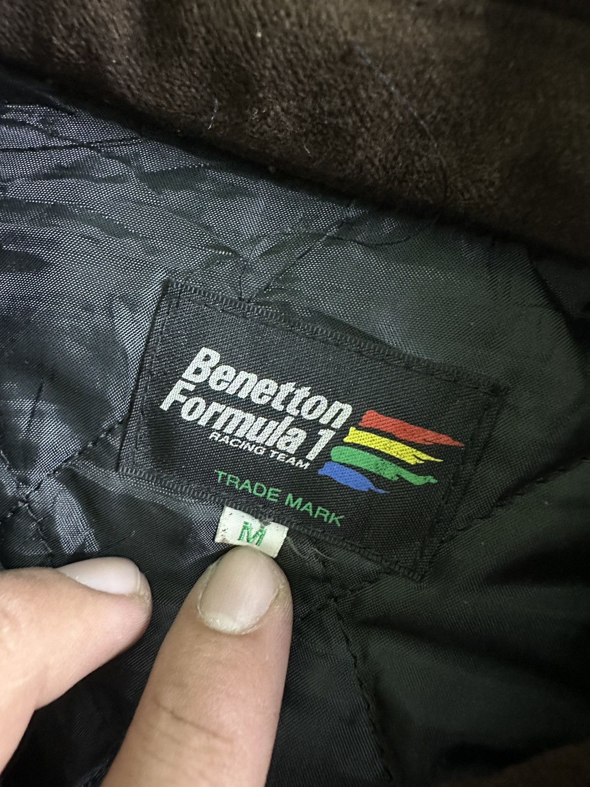 United Colors Of Benetton Vtg Benetton Formula 1 Racing Team Bomber Jacket Size US M / EU 48-50 / 2 - 13 Thumbnail