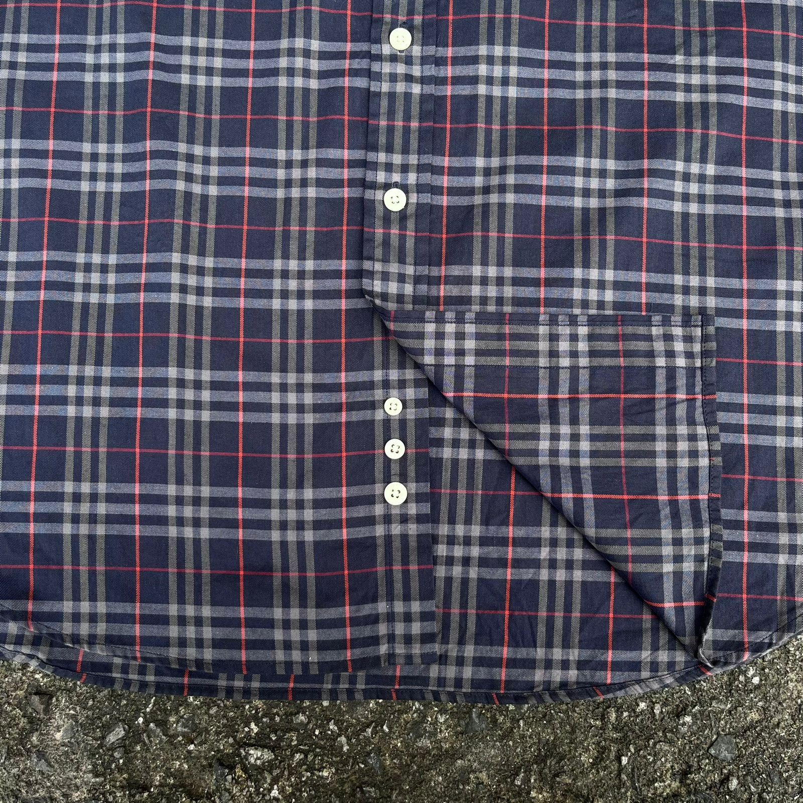 Burberry × Vintage vintage burberry nova check shirt Size US XL / EU 56 / 4 - 4 Thumbnail