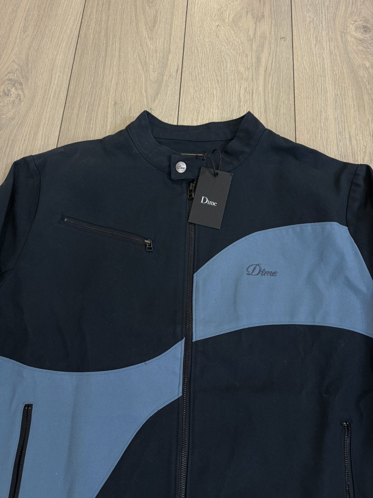 Dime Brand New Dime Navy and Blue Moto Jacket Size US XL / EU 56 / 4 - 3 Thumbnail
