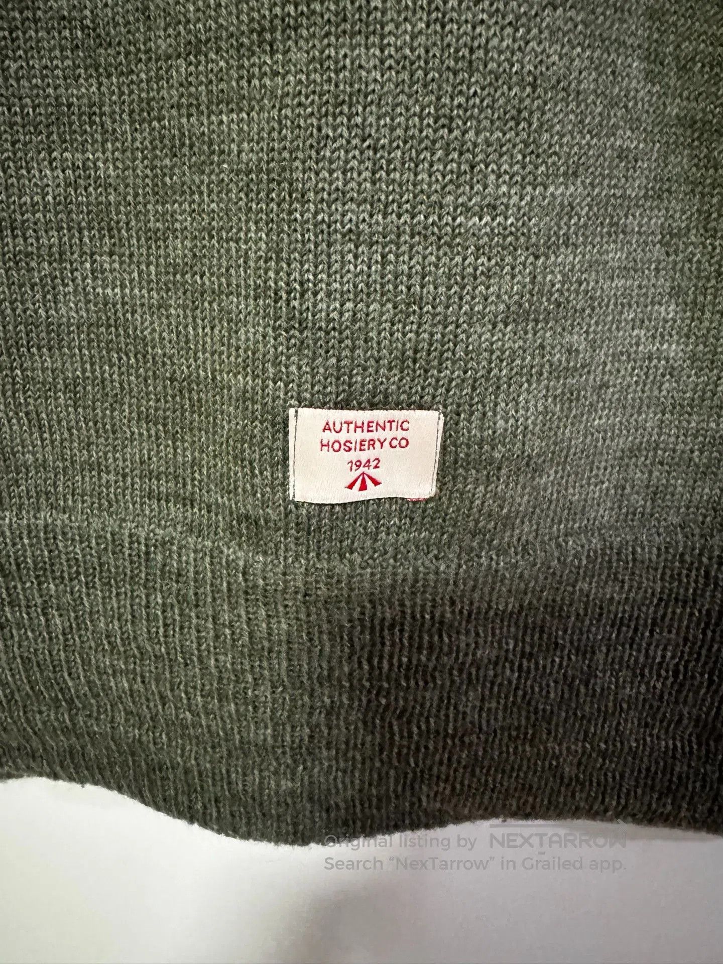 Nigel Cabourn Nigel Cabourn WWII Men's Green Turtleneck. Size US M / EU 48-50 / 2 - 8 Thumbnail