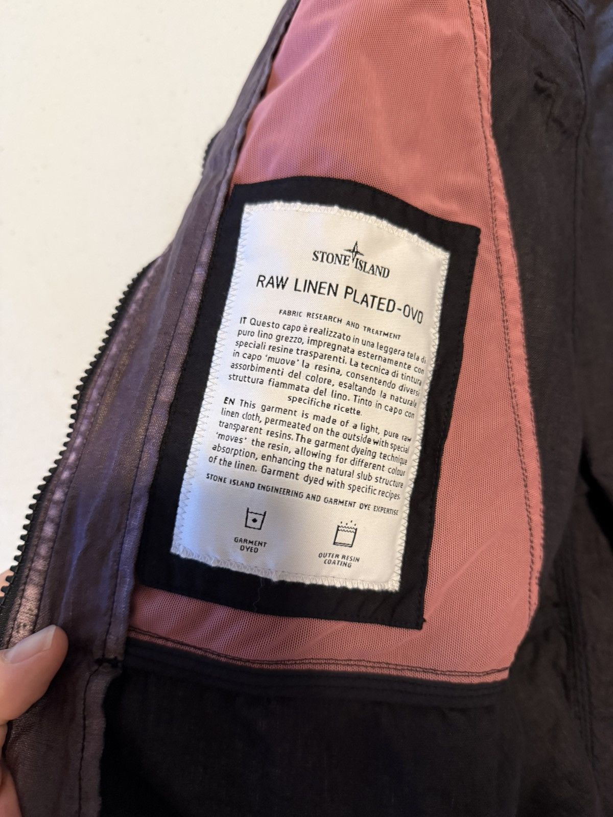 Stone Island Stone island RAW linen plated-ovd Size US M / EU 48-50 / 2 - 4 Thumbnail