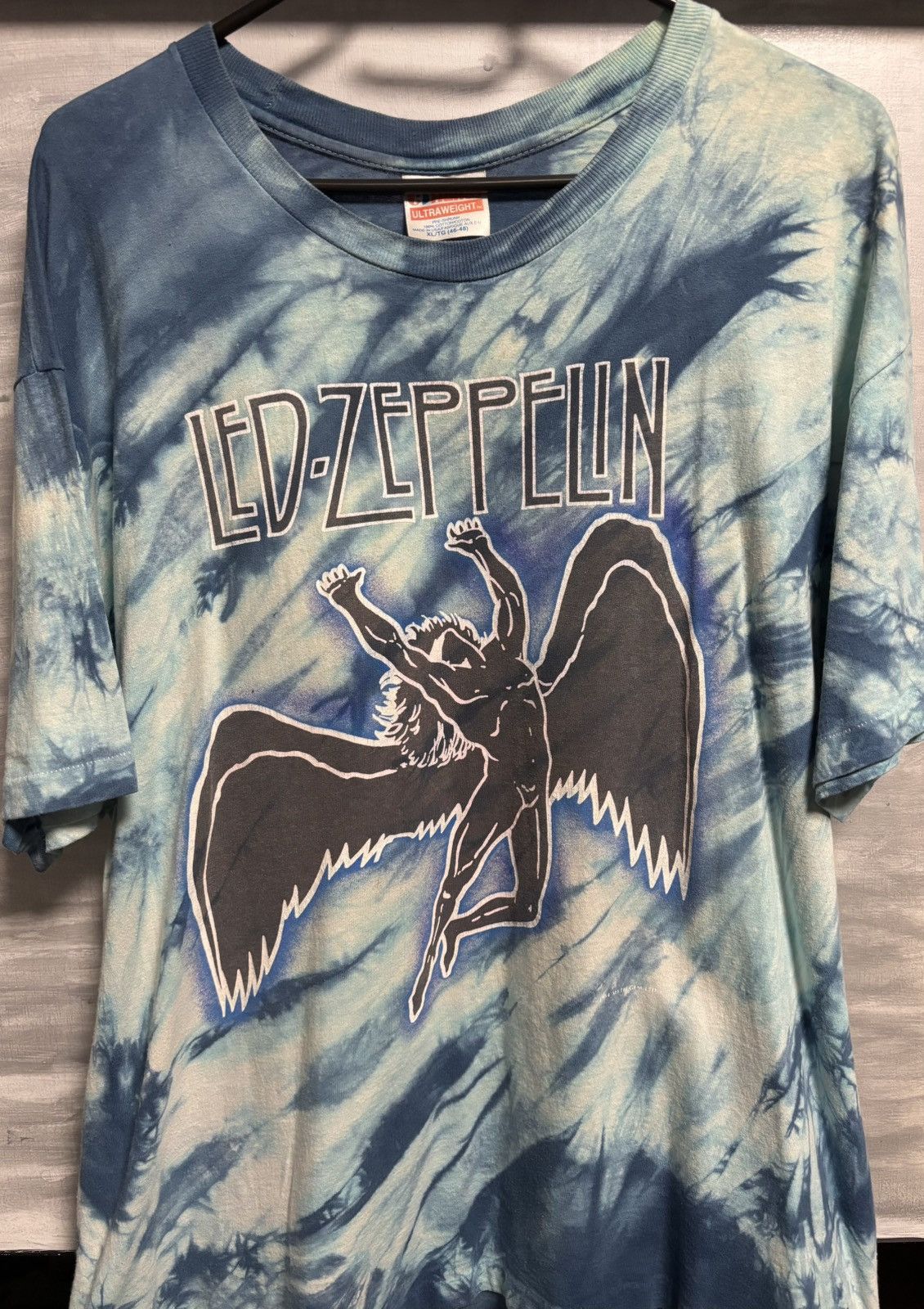 Band Tees Led Zeppelin Dye Tie Bieber 90s Vintage Tee L Size US L / EU 52-54 / 3 - 2 Thumbnail