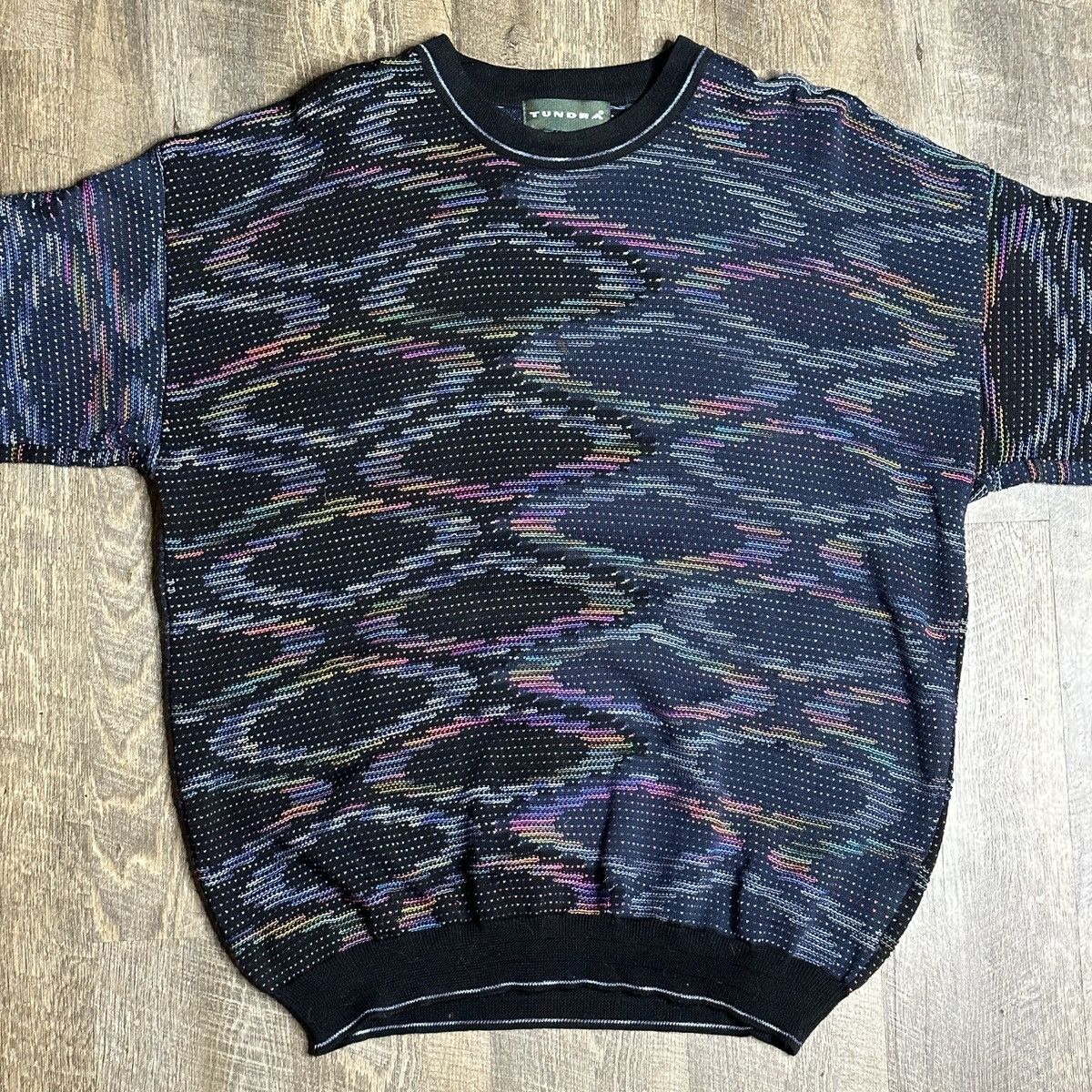 Tundra Canada Vintage 90s Tundra Textured Knit Sweater Mens Large *RARE* Size US L / EU 52-54 / 3 - 2 Thumbnail