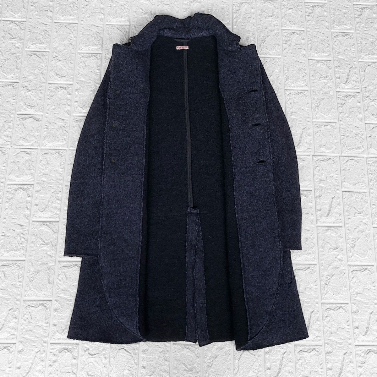Kapital Japan Wool Coat + Parts Leather