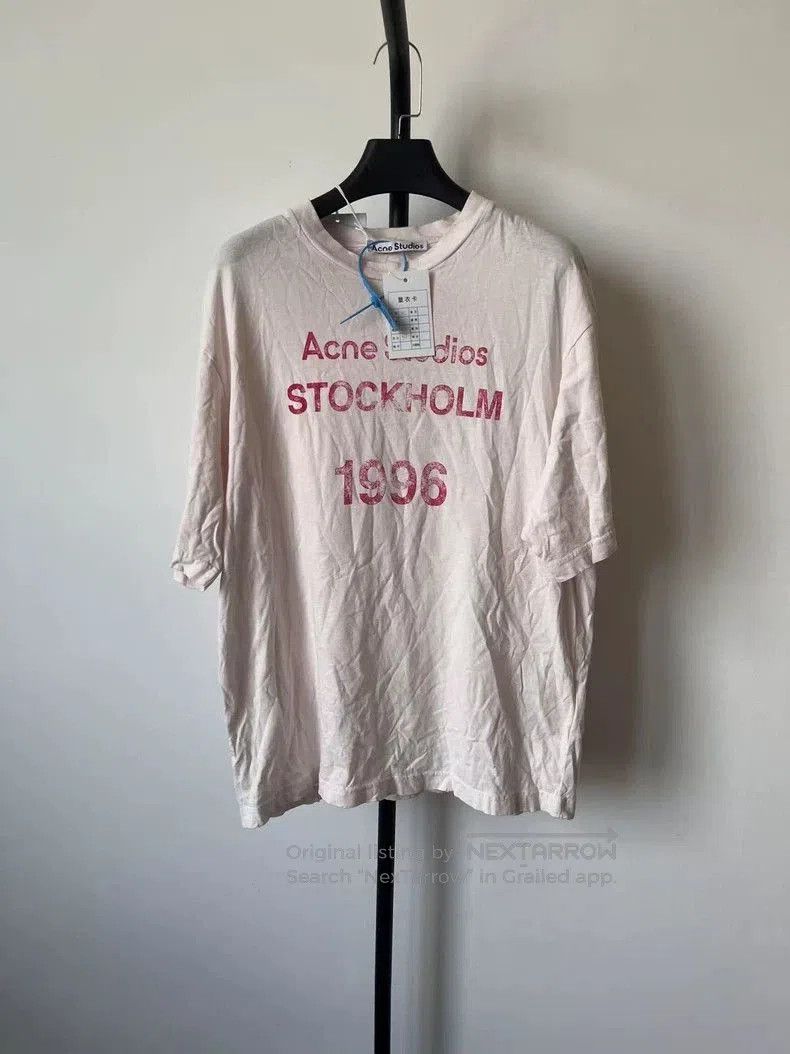 Acne Studios Acne Studios Logo Print Short Sleeve T. Size US XL / EU 56 / 4 - 1 Thumbnail