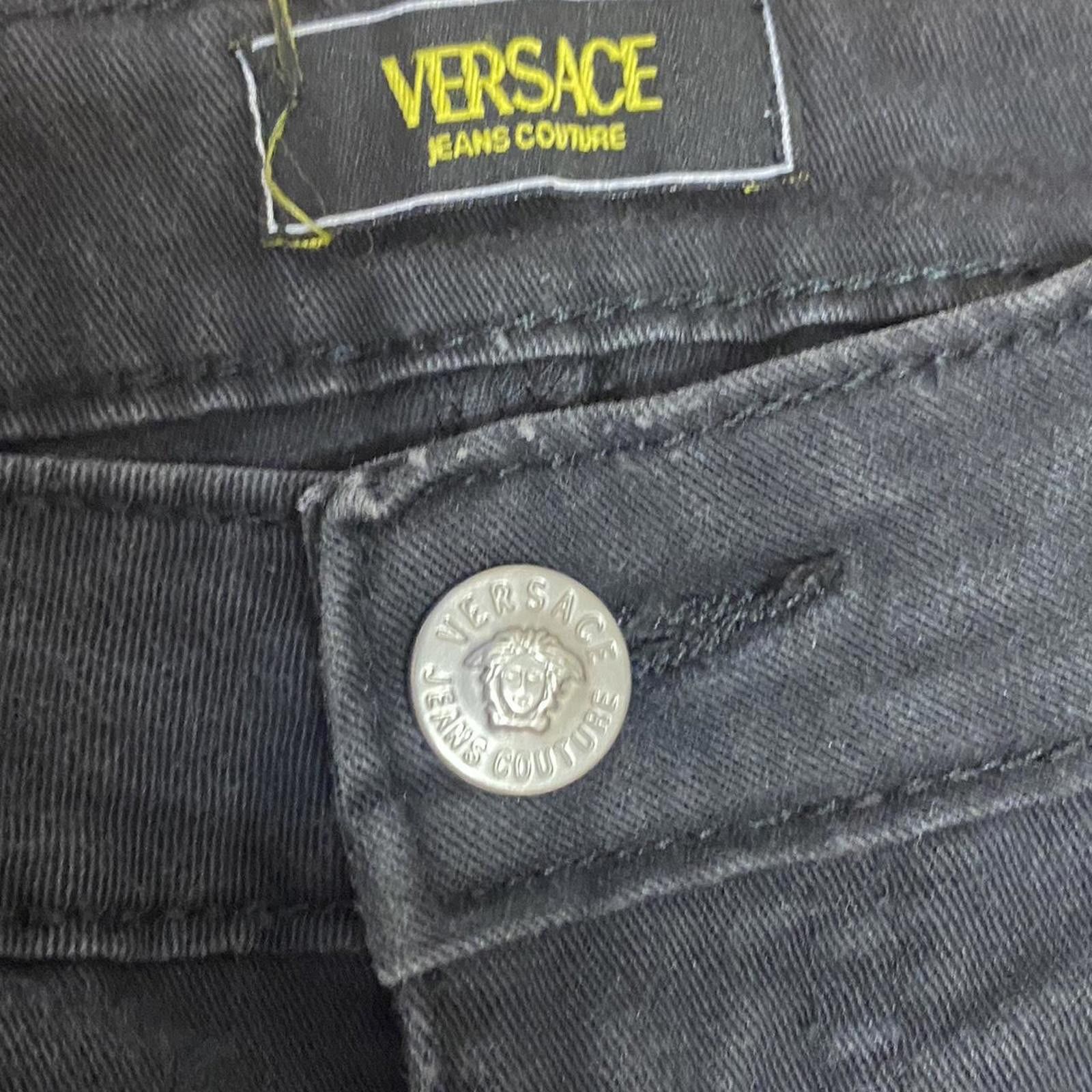 Versace Jeans Couture Versace Jeans Couture Black Studded Women's Jeans Size 30" / US 8 / IT 44 - 5 Thumbnail