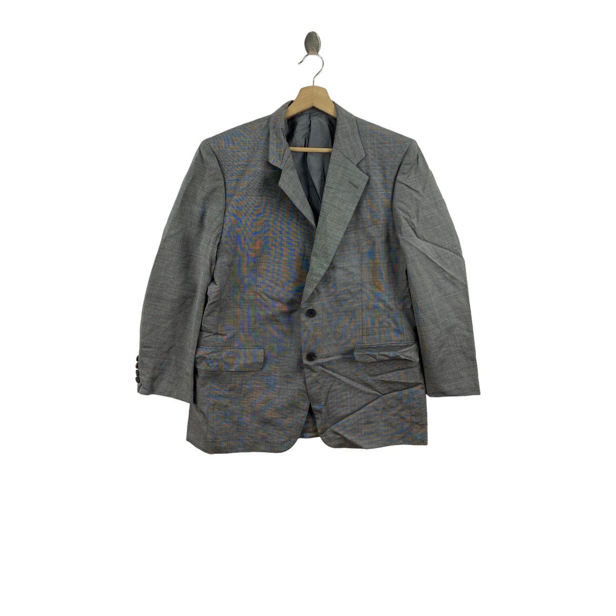 Aquascutum × Vintage Vintage AQUASCUTUM Of London England Check Blazer Coat Size US M / EU 48-50 / 2 - 1 Thumbnail
