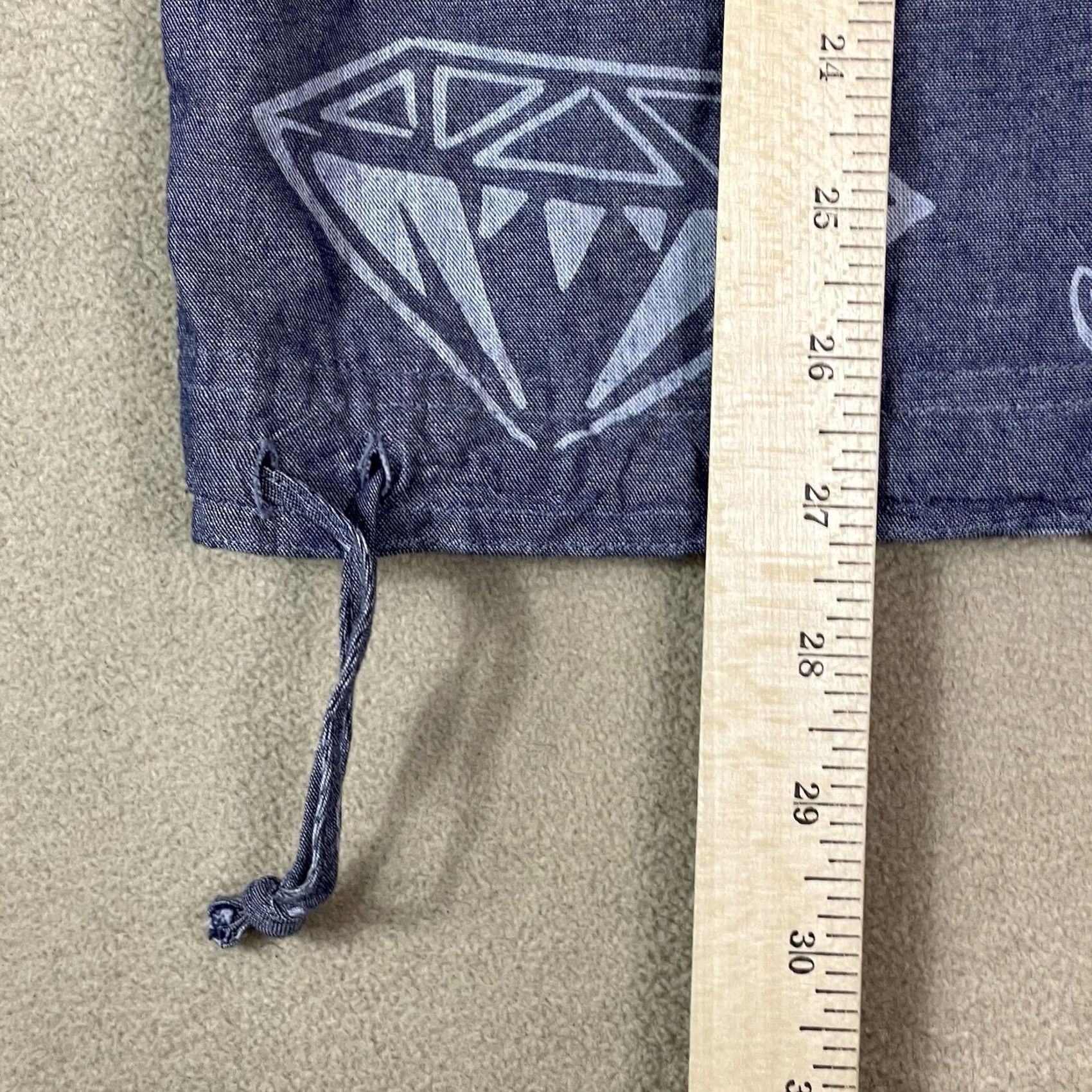Billionaire Boys Club Billionaire Boys Club Shirt Mens S Blue Diamond Money Print Short Sleeve Size US S / EU 44-46 / 1 - 5 Thumbnail