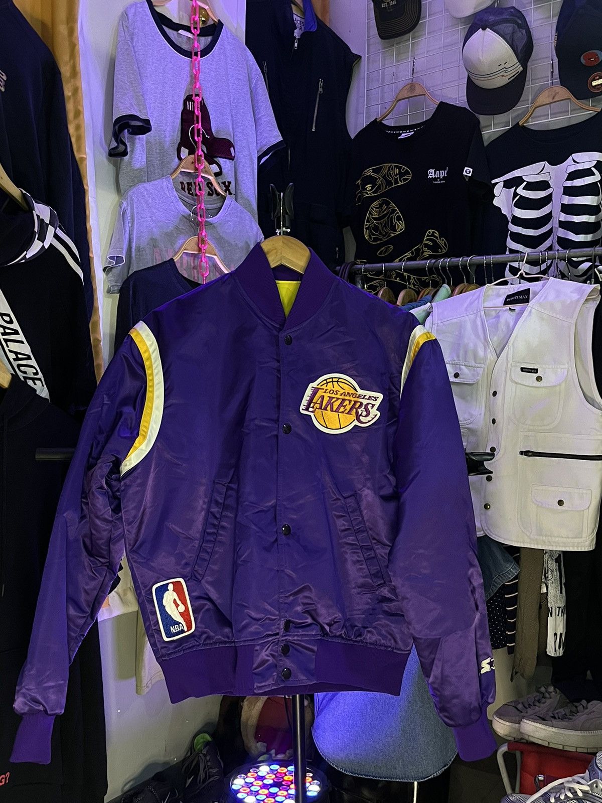 Starter Vintage Gen 1 Starter Varsity Jacket Lakers Size US M / EU 48-50 / 2 - 1 Thumbnail