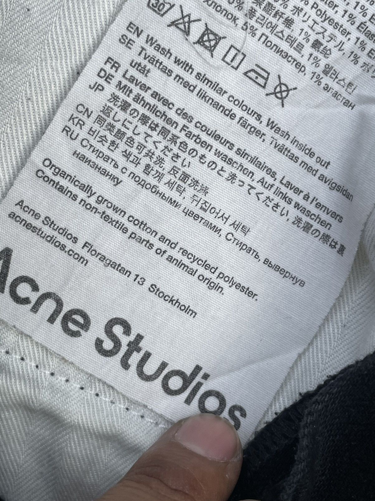 Acne Studios Acne Studios Max Stay Black Denim Size US 30 / EU 46 - 16 Thumbnail