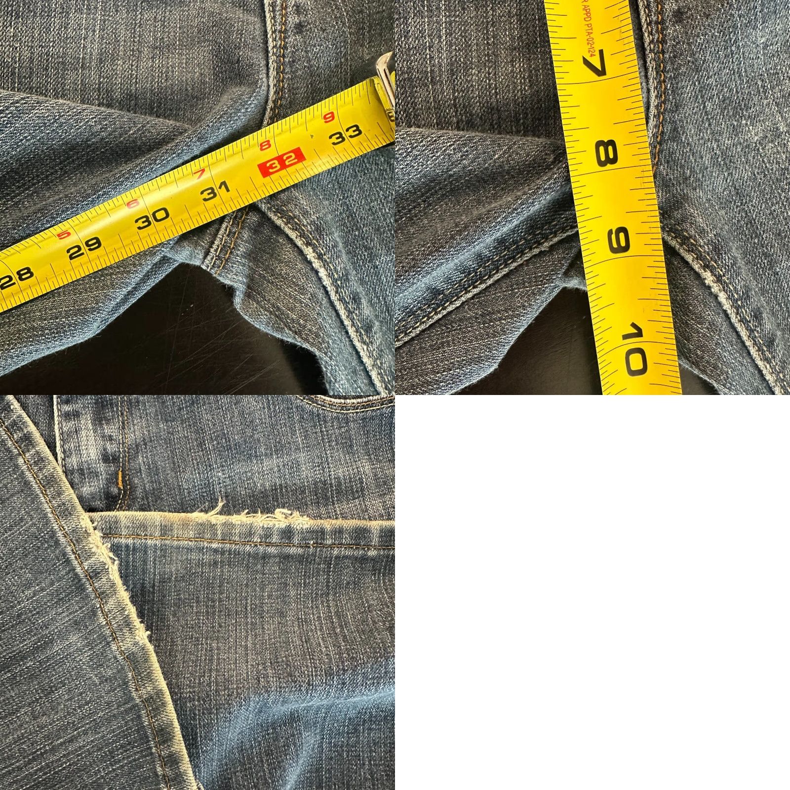Vintage Chip & Pepper Jeans Women 13 Blue Denim Cotton Stretch Laguna Beach Bootcut Jeans Size 34" / US 12 / IT 48 - 9 Thumbnail