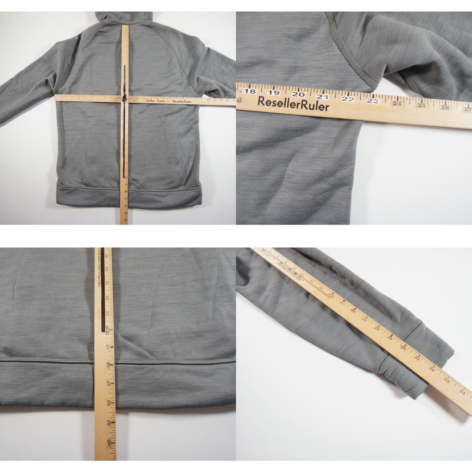Lululemon Lululemon Hoodie Men XL Gray Full Zip Fleece Outdoor Casual Long Sleeve Regular Size US XL / EU 56 / 4 - 8 Thumbnail