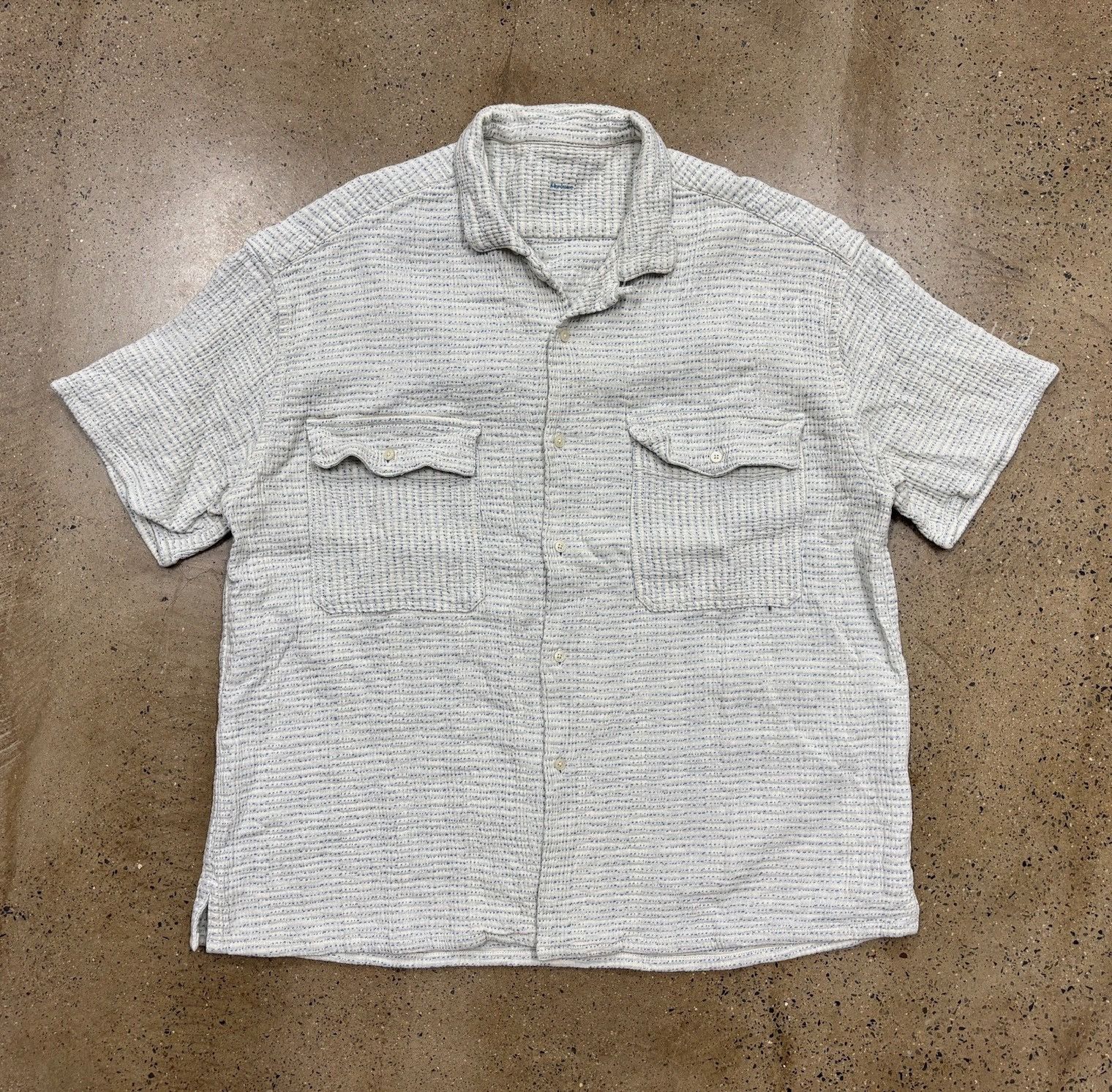 Porter Classic Porter Classic Kendo Sashiko Short-Sleeve Shirt Size US L / EU 52-54 / 3 - 1 Thumbnail