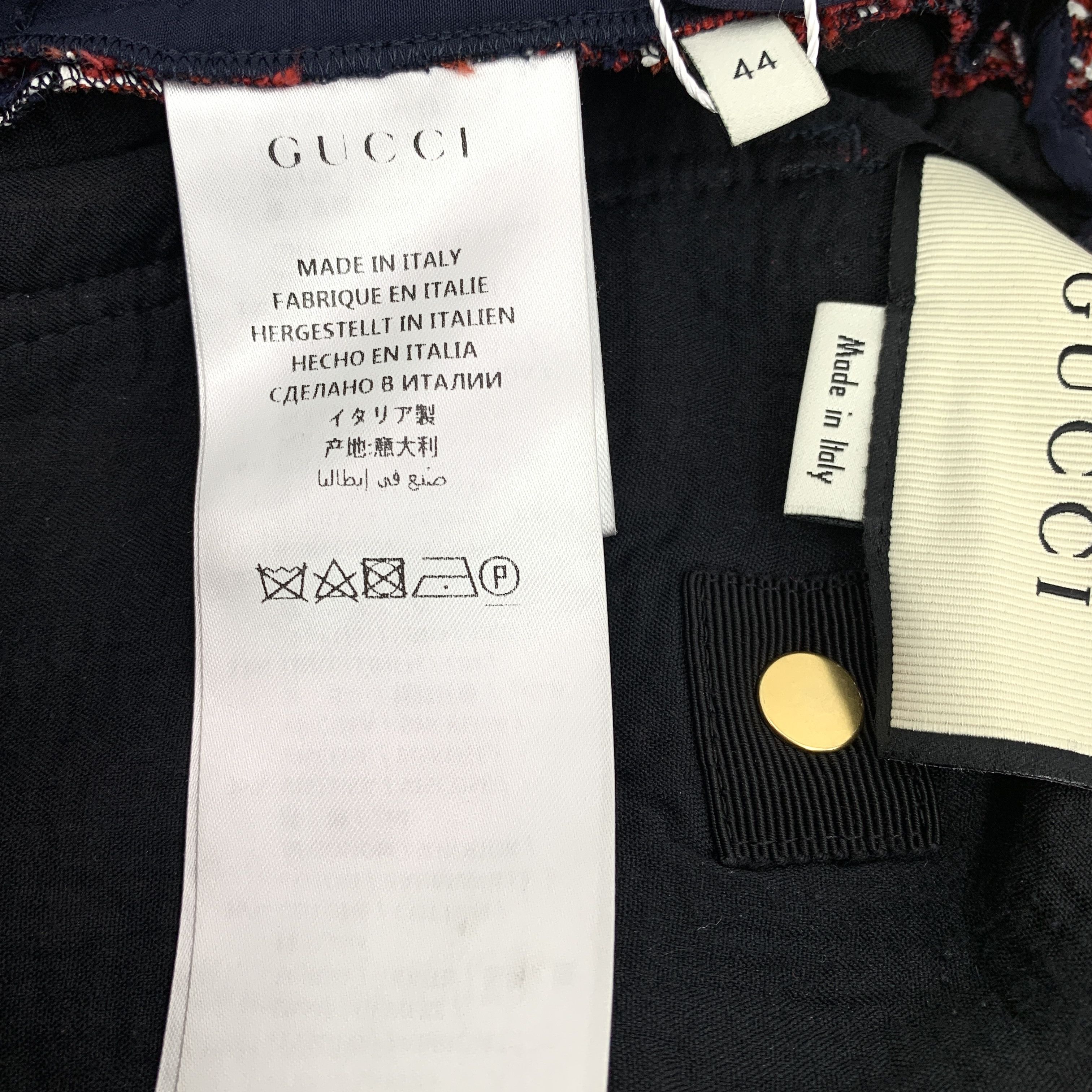 Gucci Gucci Red Plaid Tweed Shorts (44) Size 30" / US 8 / IT 44 - 4 Thumbnail