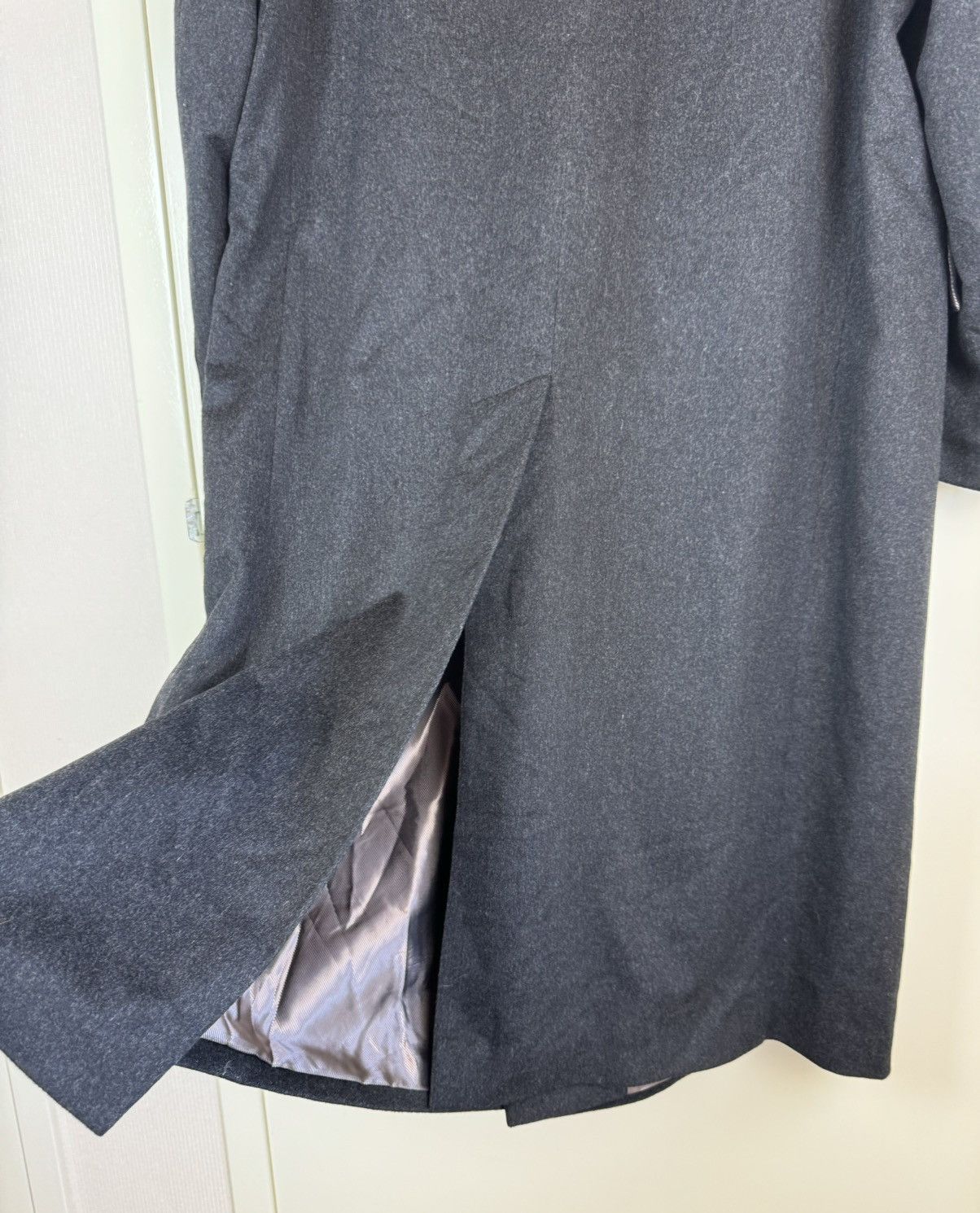 Colombo Colombo Cashmere Wool Anthracite Coat Loro Piana Style IT54 Size US L / EU 52-54 / 3 - 13 Thumbnail