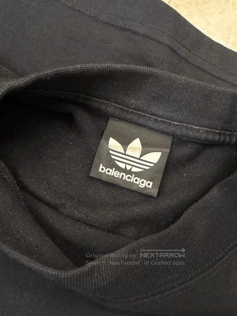 Balenciaga Balenciaga Black Short Sleeve T-Shirt Size US M / EU 48-50 / 2 - 2 Thumbnail