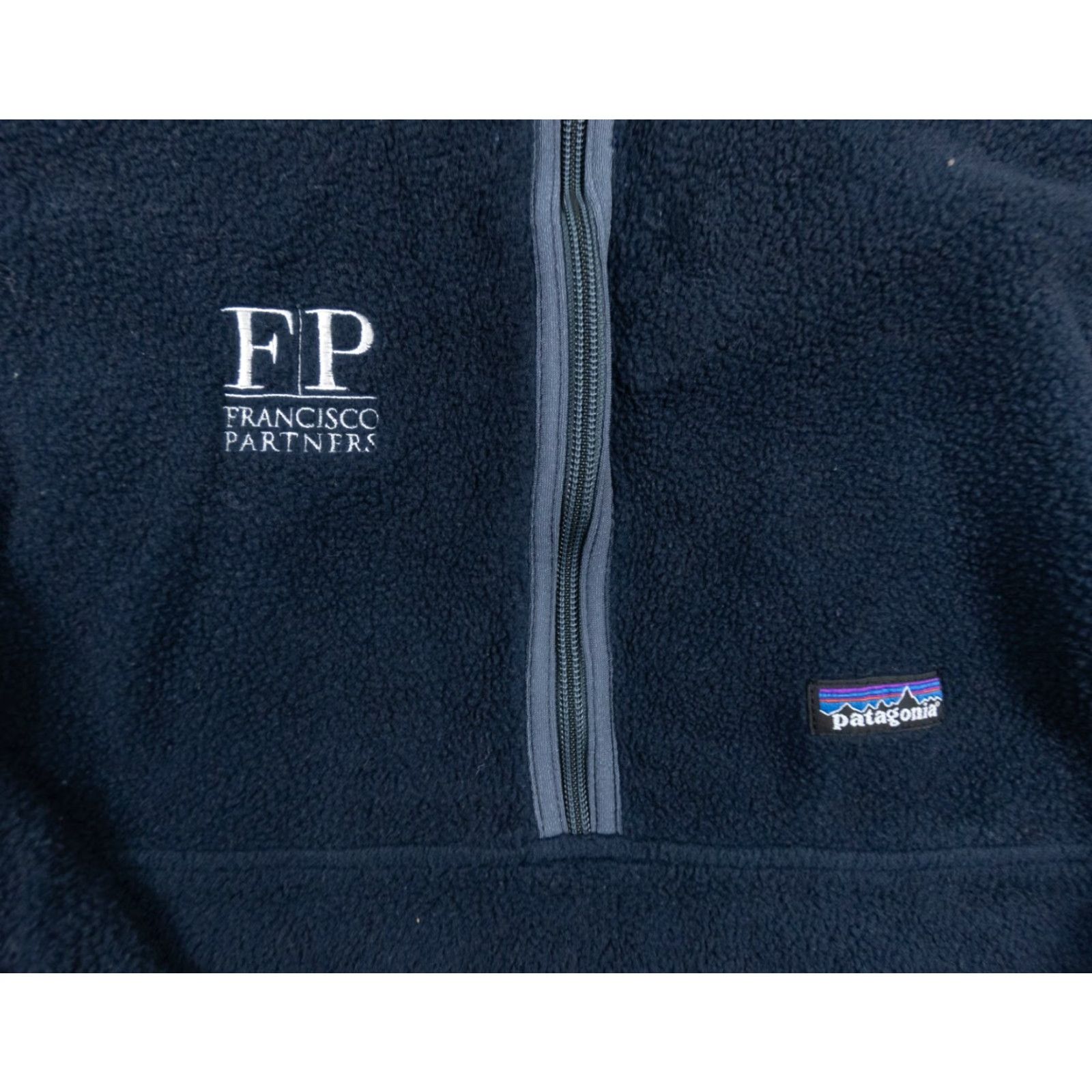 Patagonia Patagonia Vintage Sweater Men Pullover Fleece Synchilla 1/2 Zip Long Sleeve Mock Neck Blue Polyester Logo Outdoor Small Blue Pullover Fleece Size US S / EU 44-46 / 1 - 2 Thumbnail