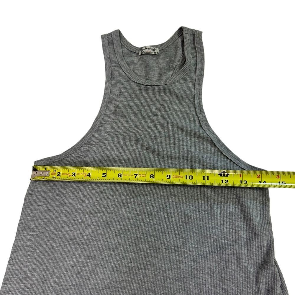 Free People Free People l Long Beach Ribbed Tank Gray Medium Size M / US 6-8 / IT 42-44 - 5 Thumbnail