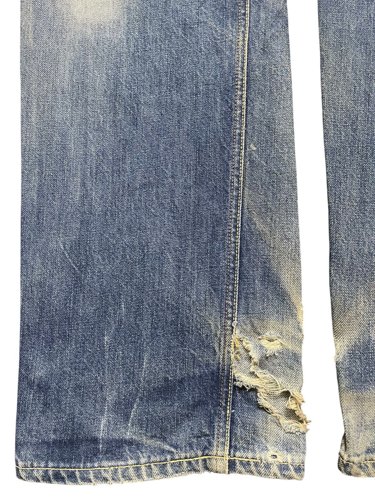 Lee Vintage 70s Lee Union Made Selvedge Mud Wash Faded Distress Size US 32 / EU 48 - 8 Thumbnail