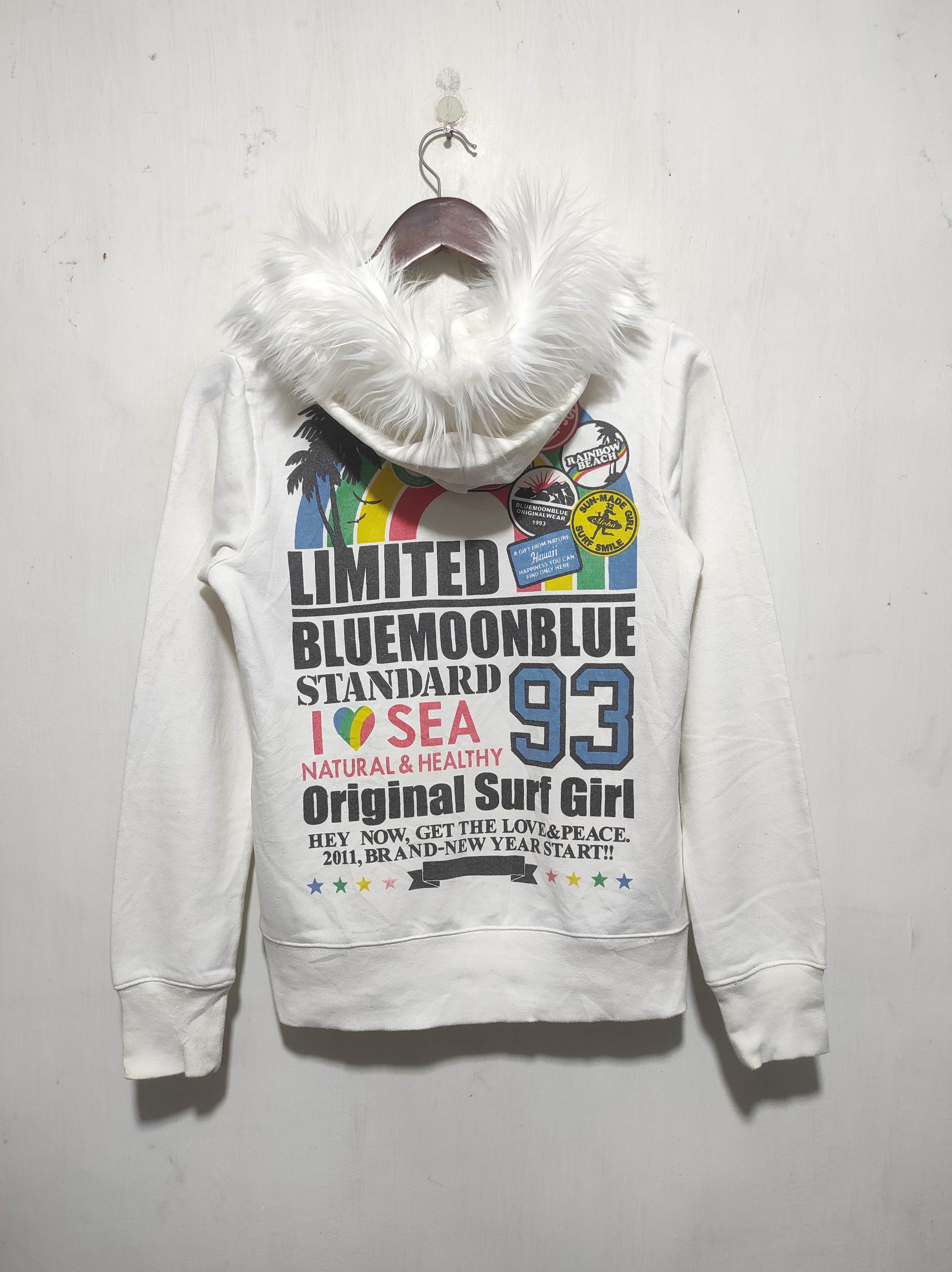Hysteric Glamour Blue Moon Blue Fur Hoodie i6w9 LGB style Size US XS / EU 42 / 0 - 15 Thumbnail