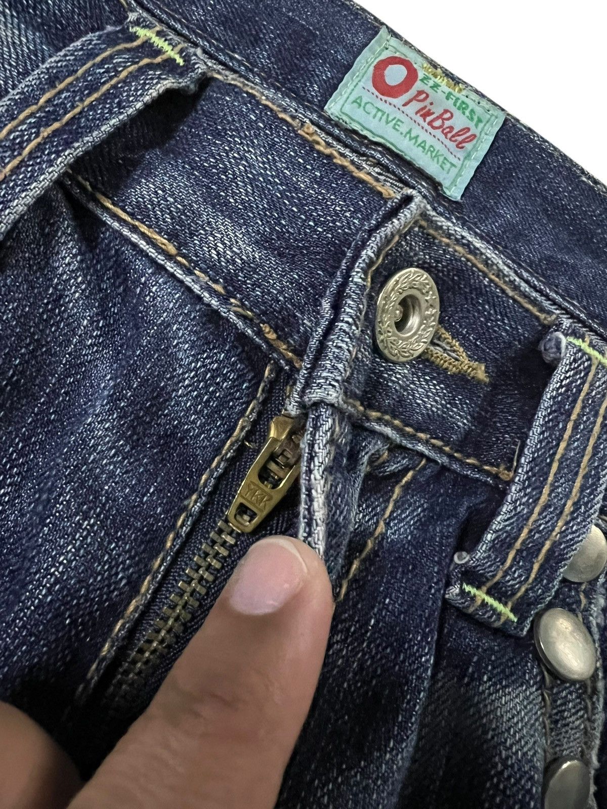 If Six Was Nine Vintage Flare Zz-First O Pinball Active Market Claw Jean Size US 30 / EU 46 - 9 Thumbnail