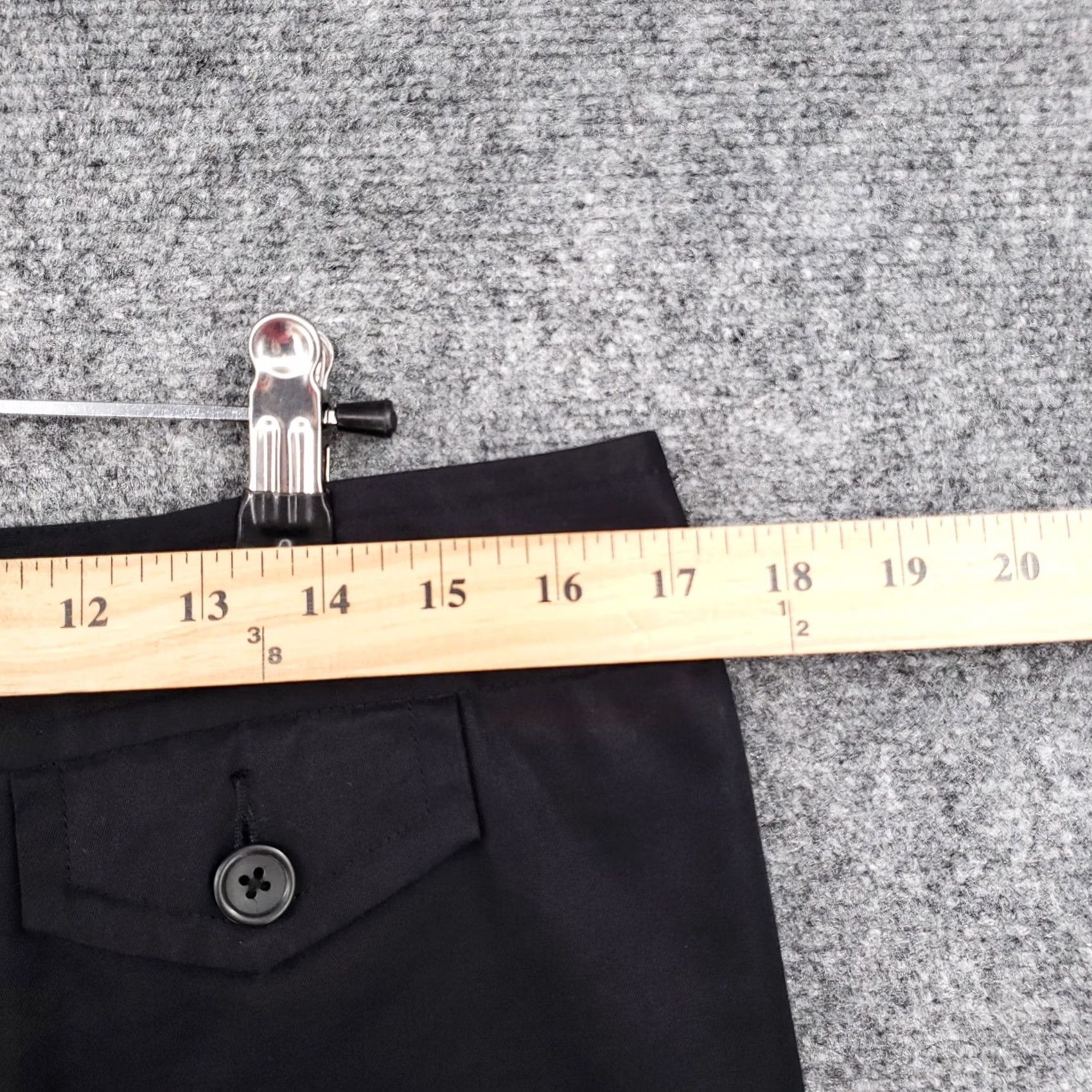 Banana Republic Banana Republic Womens Pants Black 10 Dress Mid Rise Flat Front Martin Trouser Size 32" / US 10 / IT 46 - 7 Thumbnail