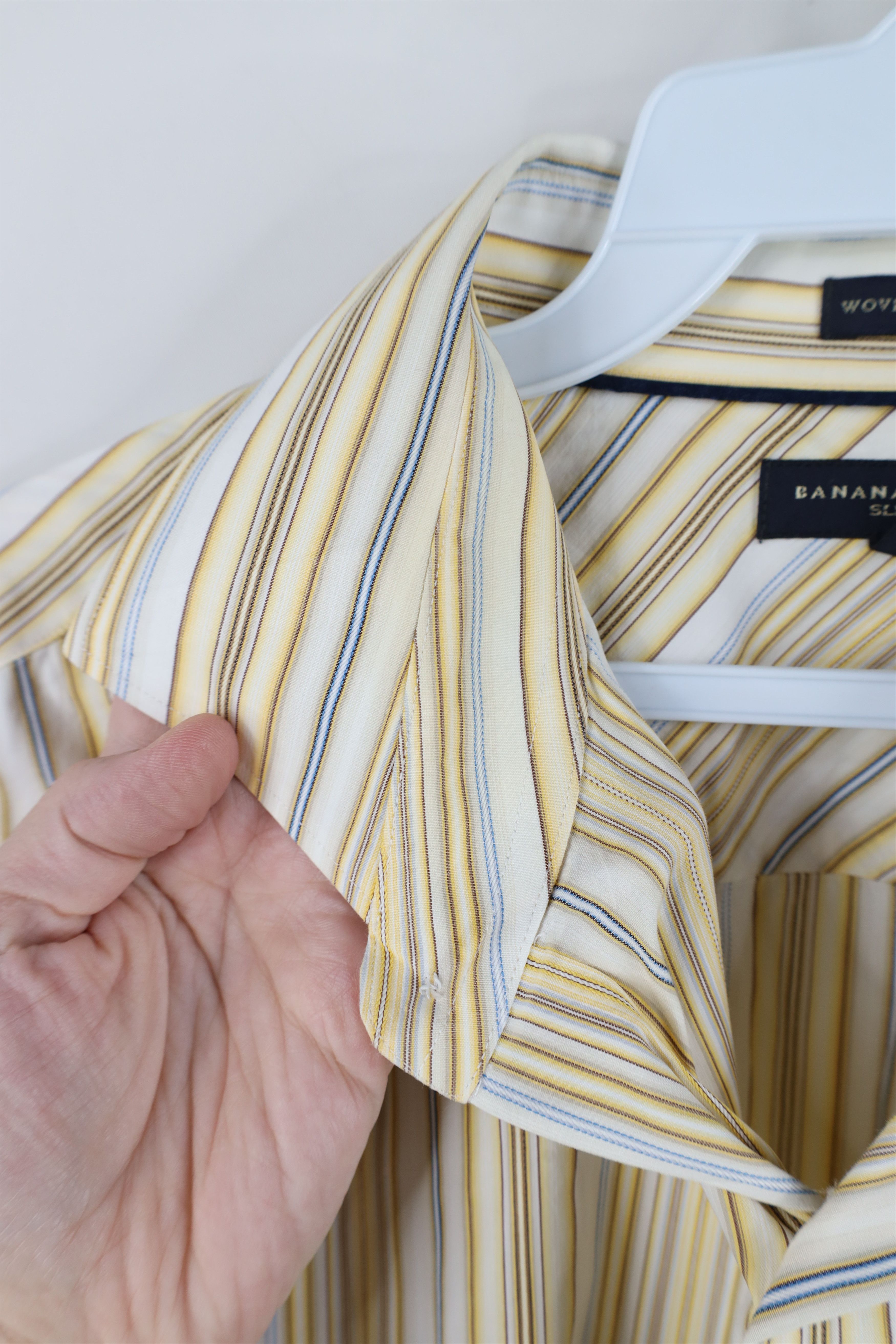 Banana Republic Vintage Y2K Banana Republic Collared Button Shirt Italy Size US XL / EU 56 / 4 - 7 Thumbnail