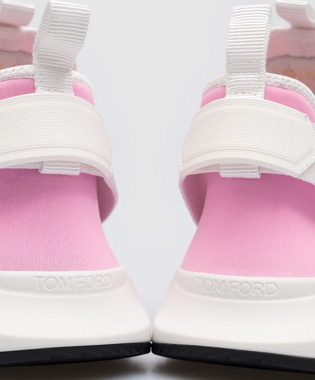Tom Ford o1y0126 Low-Top Sneakers in Pink/White Size US 7 / IT 37 - 5 Thumbnail