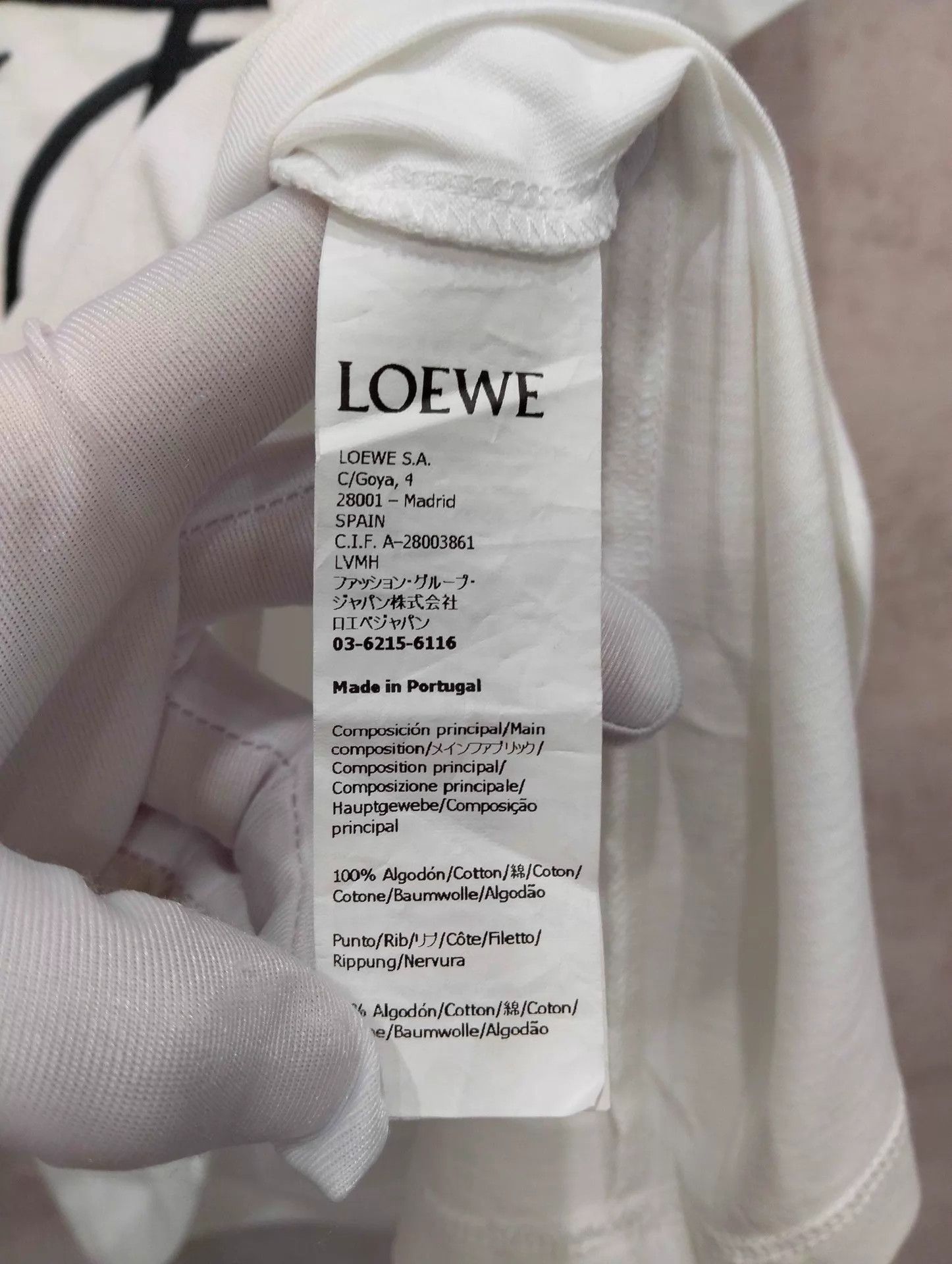 Loewe LOEWE faulty effect logo print tee XS 99 new Size US XS / EU 42 / 0 - 4 Thumbnail