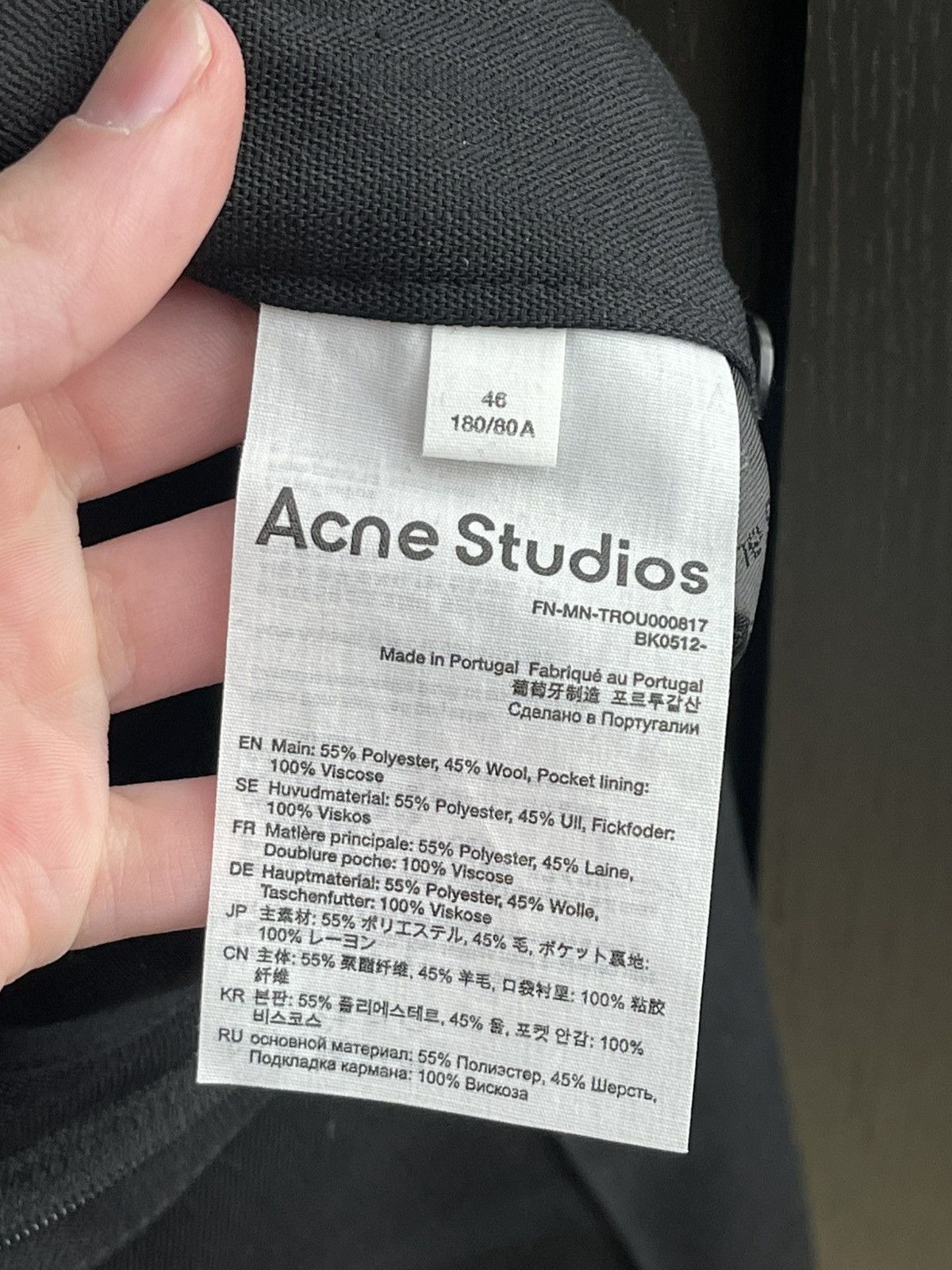 Acne Studios Acne Studios Trousers Size US 30 / EU 46 - 6 Thumbnail