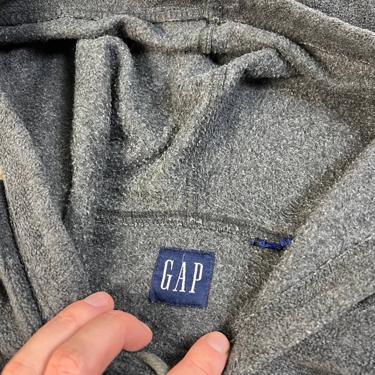 Gap Gap Vintage Y2K Big Logo Oversized Fit Fleece Hoodie Size US XL / EU 56 / 4 - 6 Thumbnail