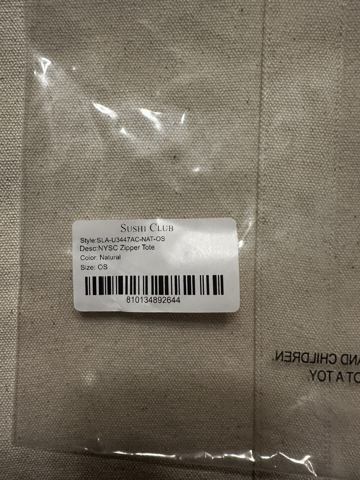 Stampd Sushi Club New York Tote Bag Size ONE SIZE - 5 Thumbnail
