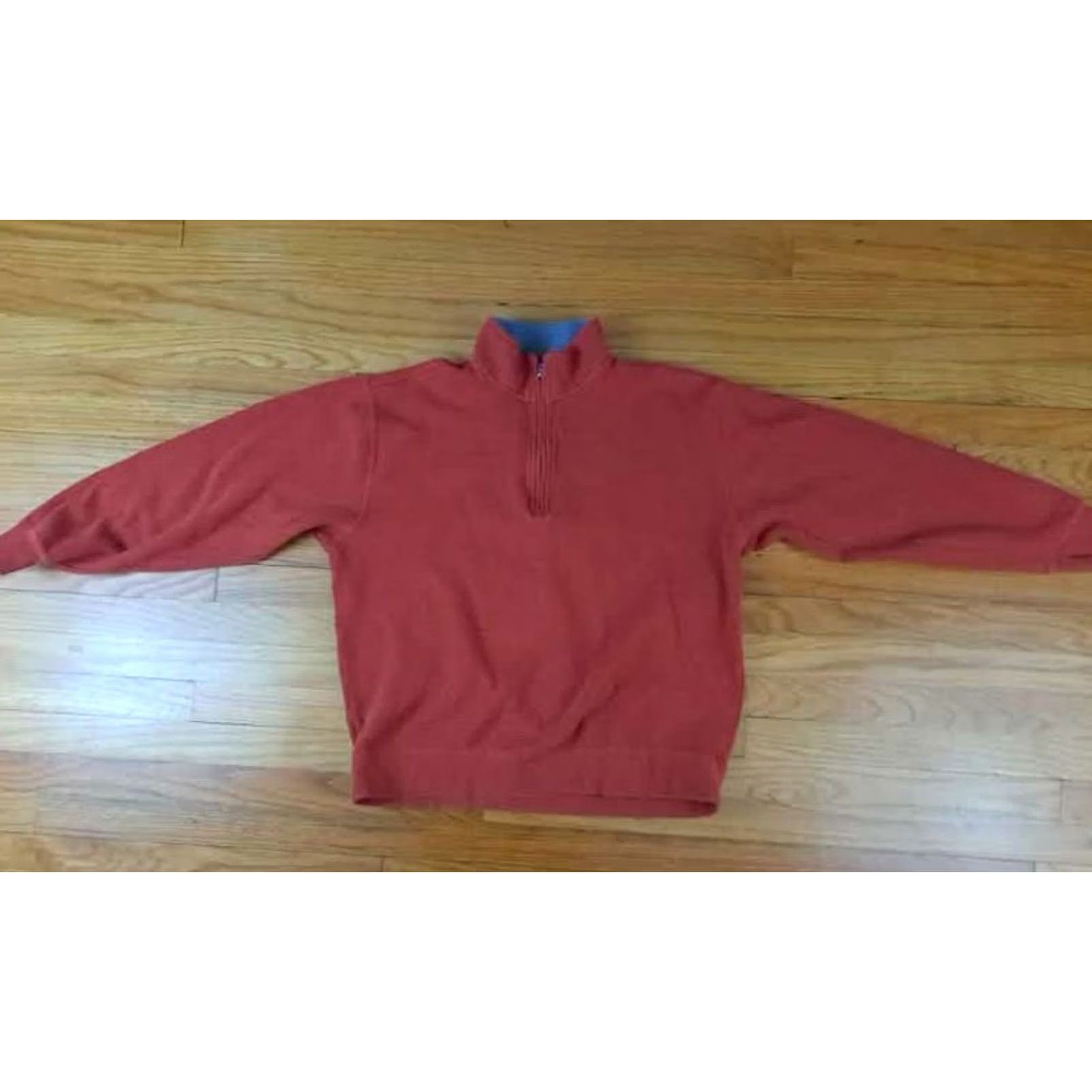 Orvis VINTAGE Orvis Sweatshirt Pullover Sweater 1/4 Zip Cotton L Burnt Orange Men Size US L / EU 52-54 / 3 - 2 Thumbnail