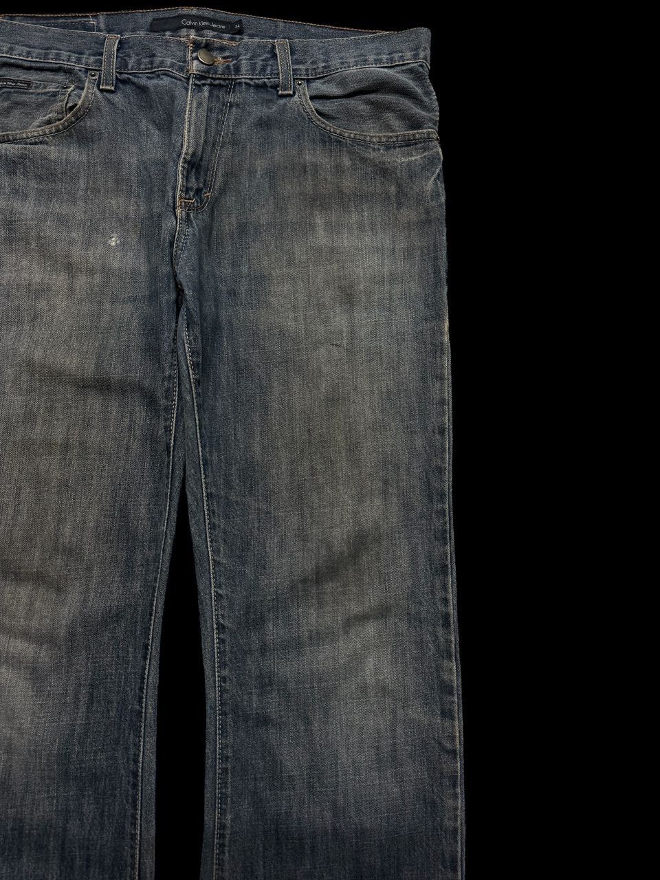 Vintage BOOTCUT Vintage Y2K Calvin Klein Jeans Insane Rusty Distress Size US 35 - 5 Thumbnail