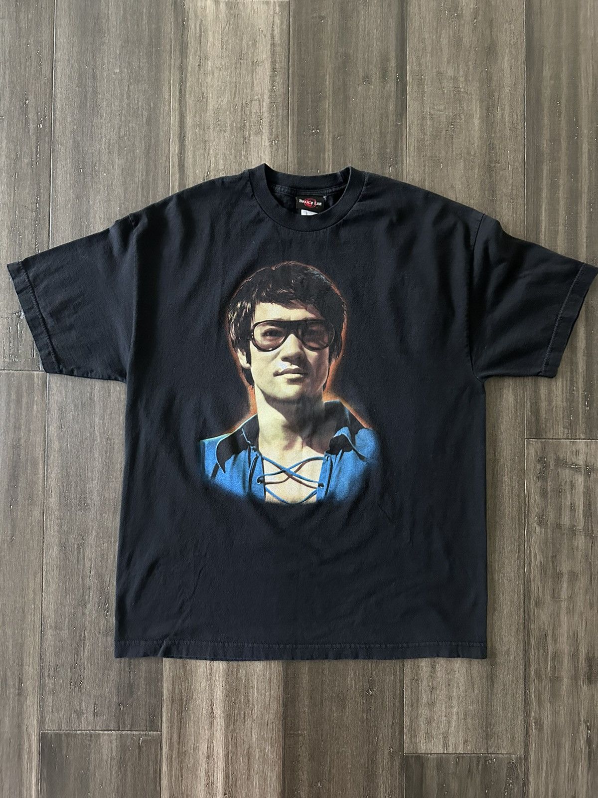 image of Bruce Lee Sunglasses Shirt XL in Black, Men's