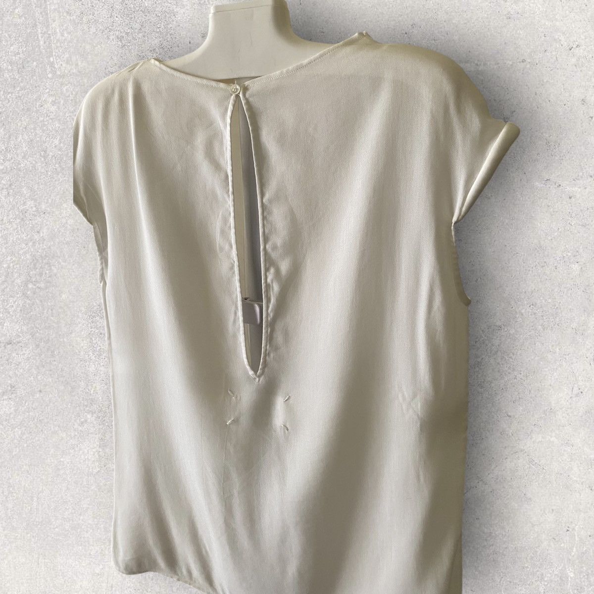 Maison Margiela SS11 Cotton Rayon Blend Blouse Size L / US 10 / IT 46 - 4 Thumbnail