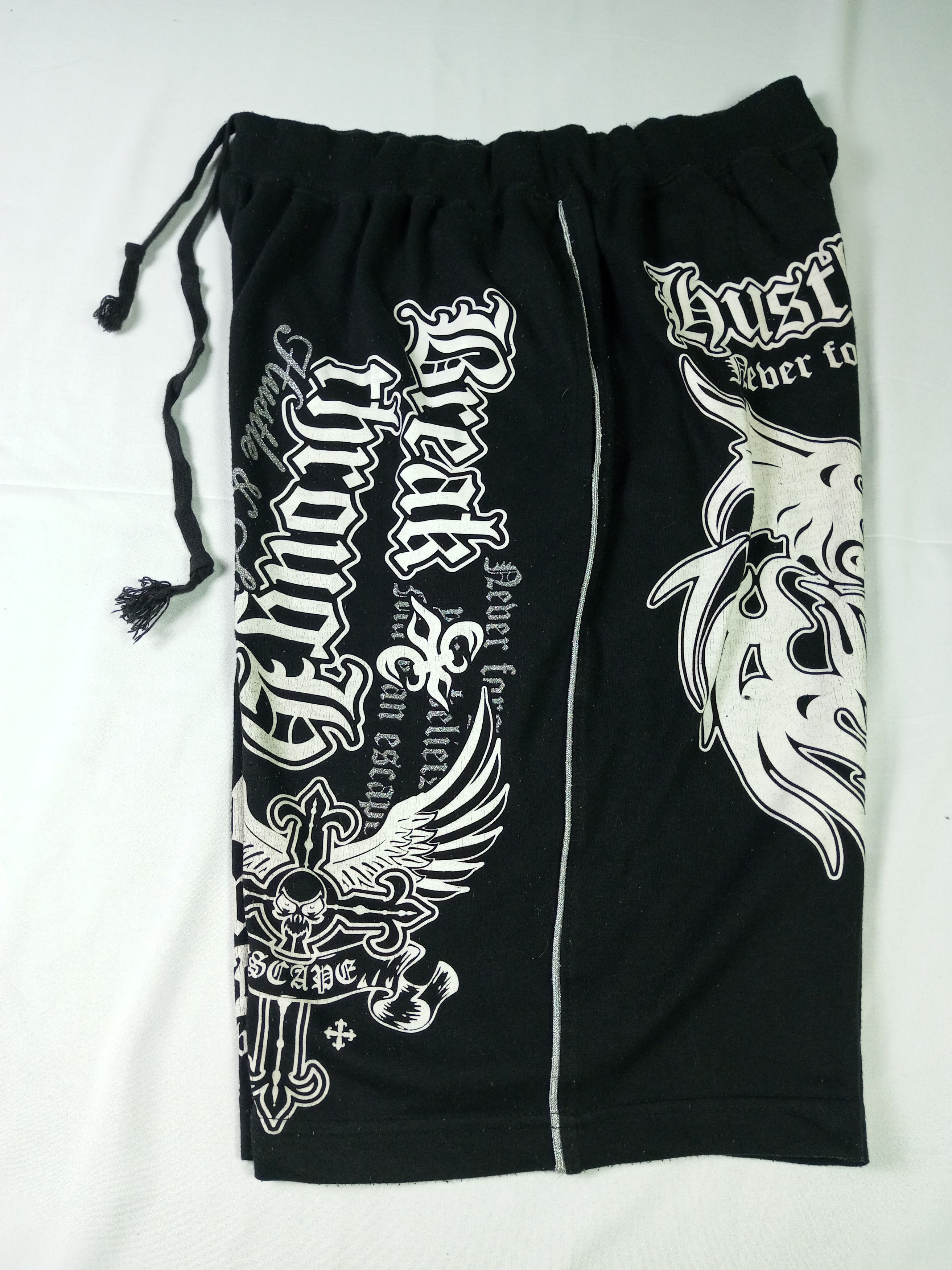 If Six Was Nine CRAZY CROSS TRIBAL POEM SHORT PANT LGB STYLE Size US 33 - 16 Thumbnail