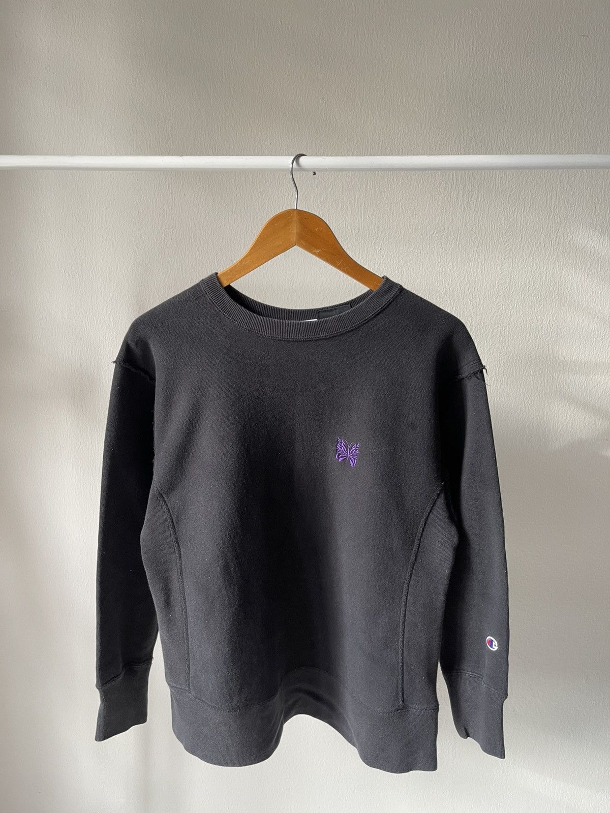 Beams Plus 2020 Champion Reverse Wave X Needless x Beams Sweatshirt A2 Size US M / EU 48-50 / 2 - 3 Thumbnail