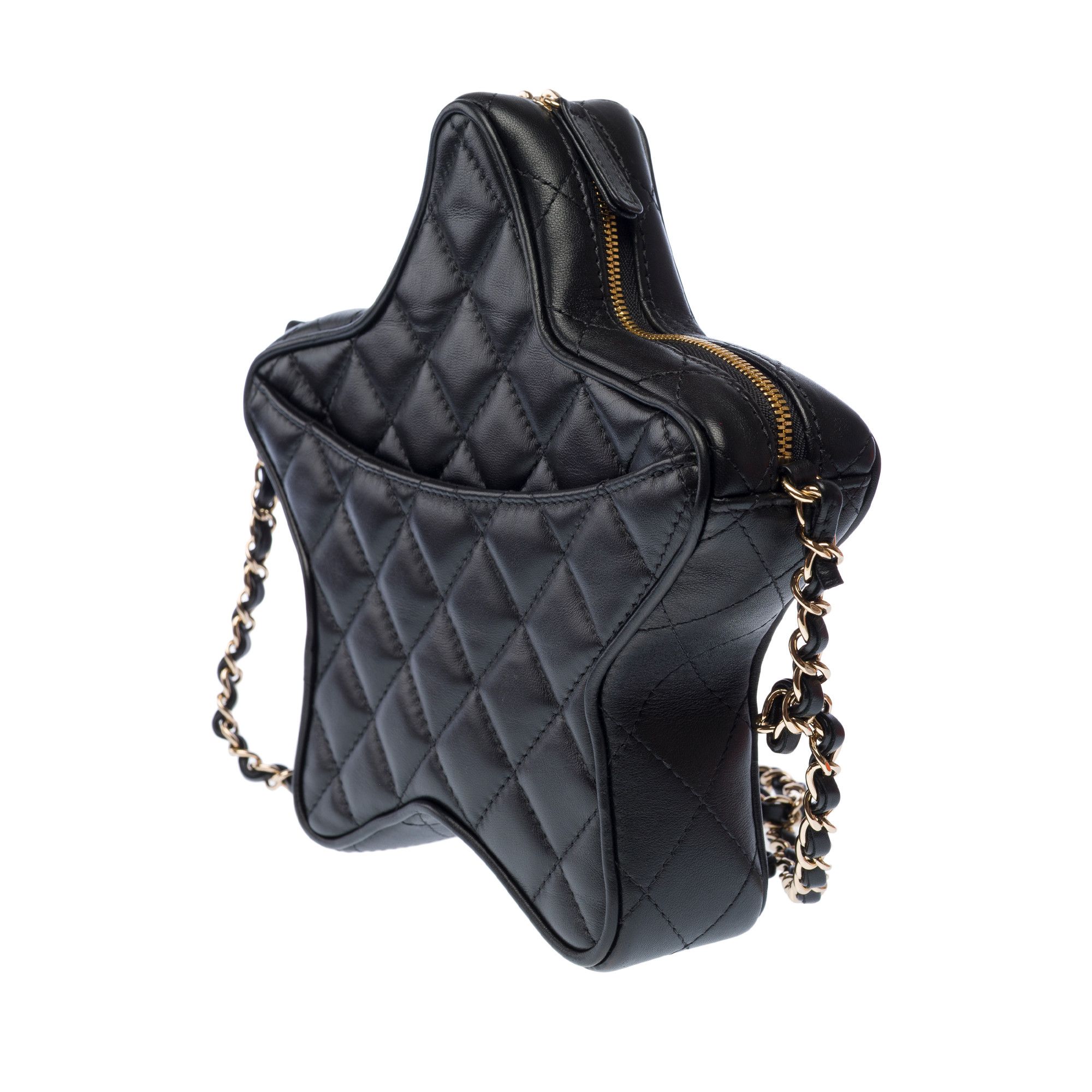 Chanel Chanel Star in Black Leather Size ONE SIZE - 6 Thumbnail