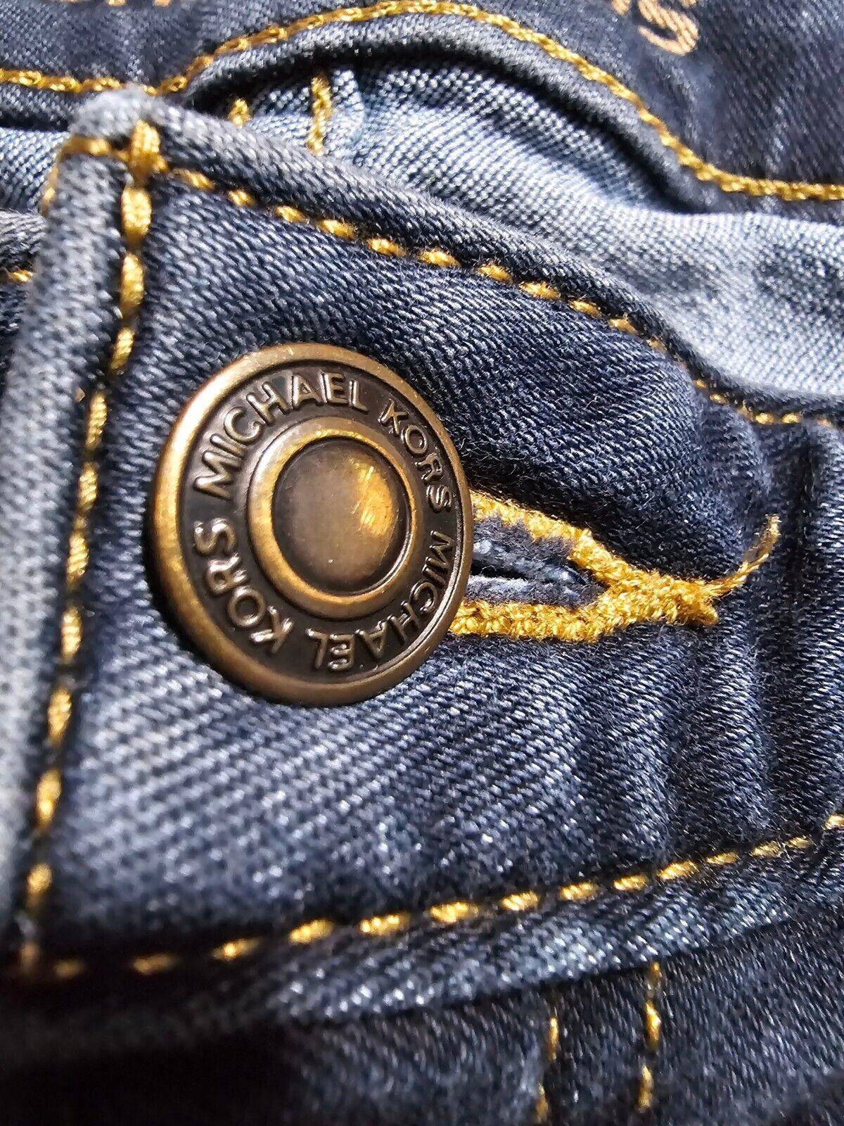 Michael Kors Michael Kors Womens Izzy Cropped Skinny Fit Jeans Size 8 Size 30" / US 8 / IT 44 - 3 Thumbnail