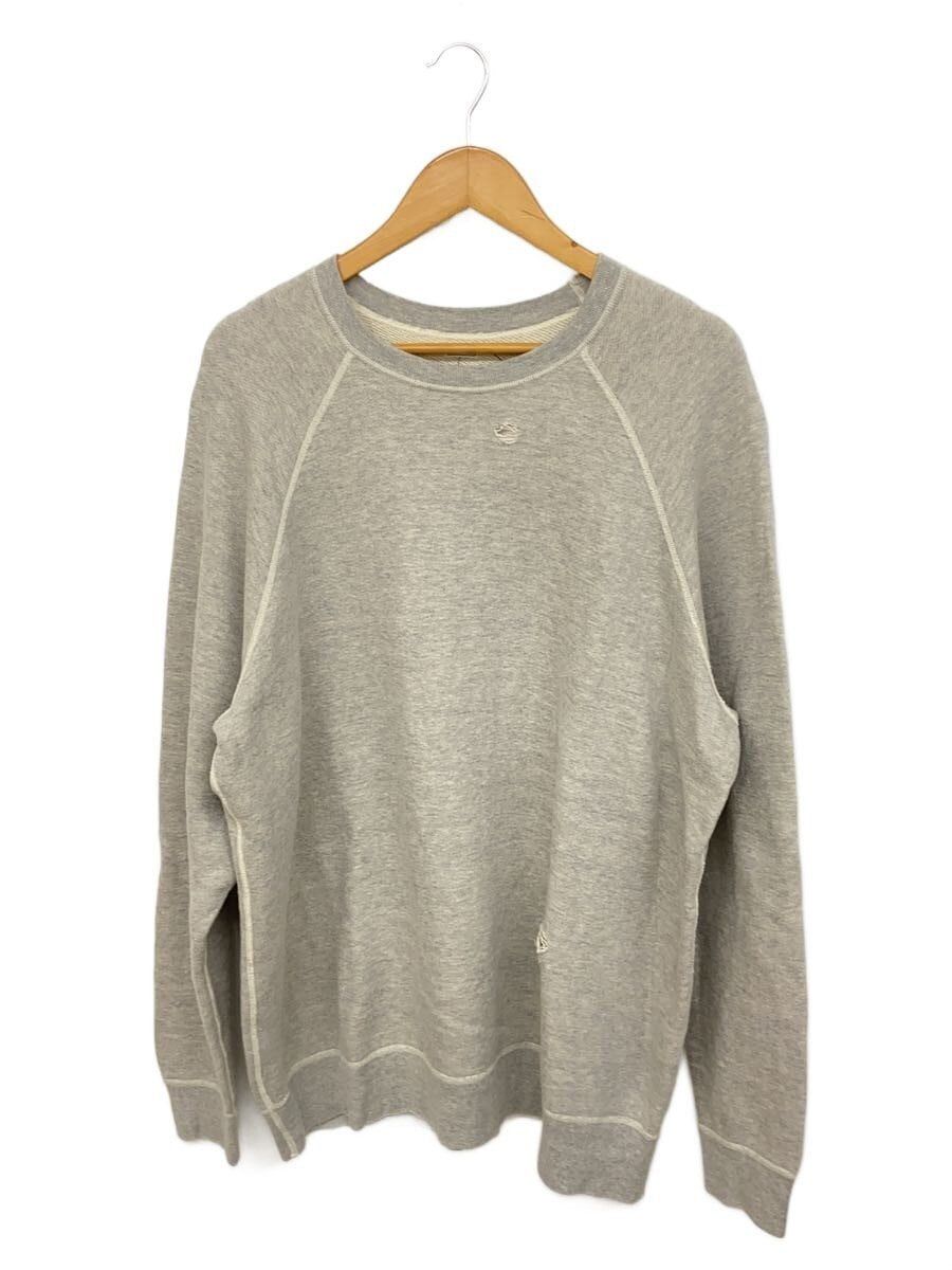 A.PRESSE Gray Cotton Vintage Washed Sweat Shirt Size US M / EU 48-50 / 2 - 1 Thumbnail
