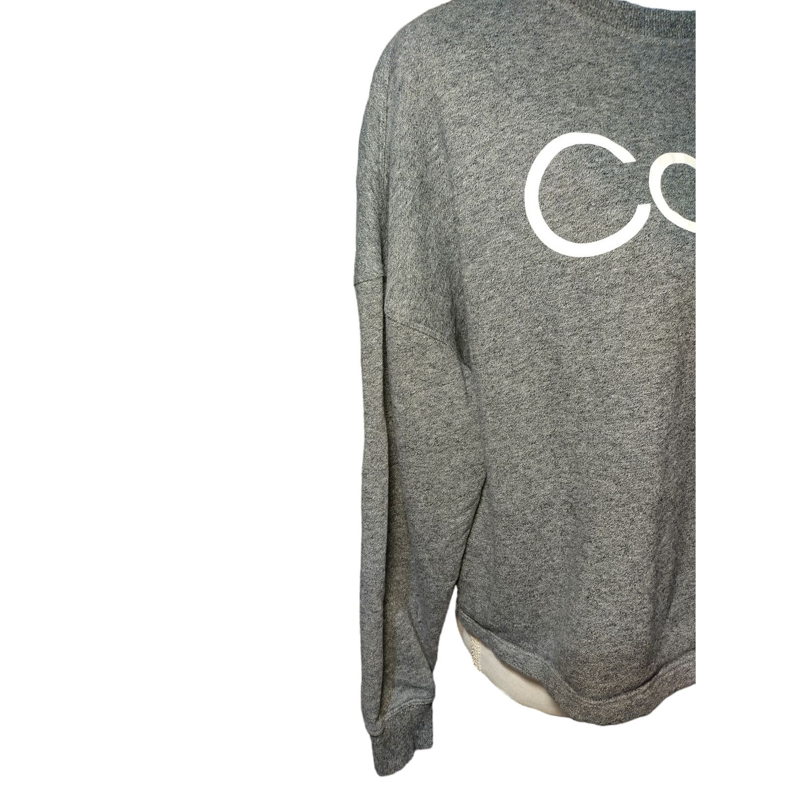 Calvin Klein Calvin Klein Womens Classic Sweatshirt Relaxed Fit Gray Sm Size S / US 4 / IT 40 - 4 Thumbnail