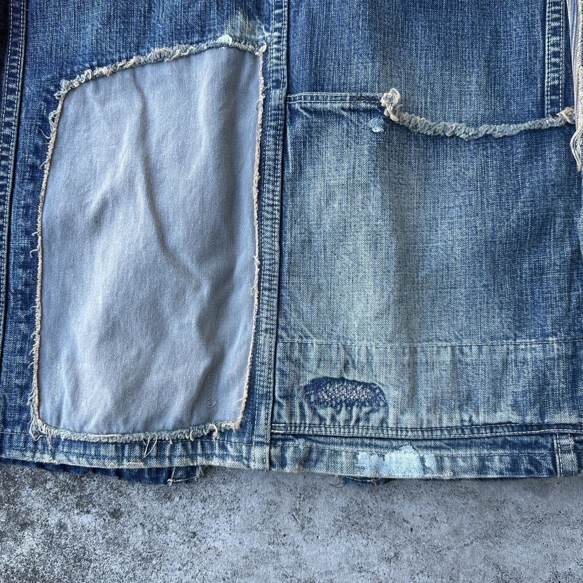 Kapital Old man and the sea weathered Boro chore coat patchwork Size US S / EU 44-46 / 1 - 17 Thumbnail