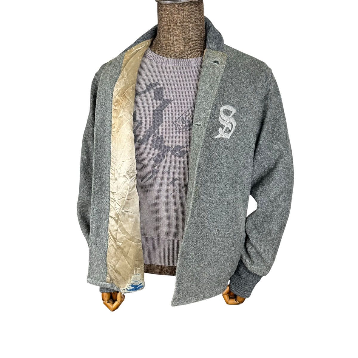 Supreme 🔥VINTAGE SUPREME WOOL CAPITAL S VARSITY JACKET Size US M / EU 48-50 / 2 - 4 Thumbnail