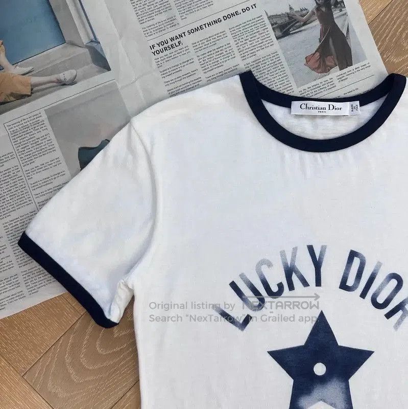 Dior Dior Women's Lucky Star Graphic T. Size S / US 4 / IT 40 - 6 Thumbnail