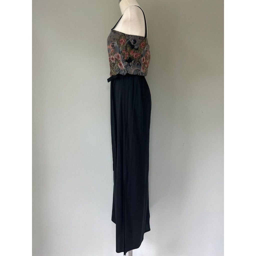 Vintage 1970s Vtg Long Boho Maxi Dress | Matthew Jo.Ed Sophisticates Size L / US 10 / IT 46 - 8 Thumbnail