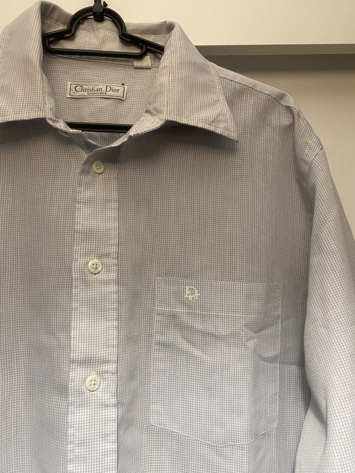 Dior Luxury christian dior transparent shirt button up Size US XL / EU 56 / 4 - 7 Thumbnail
