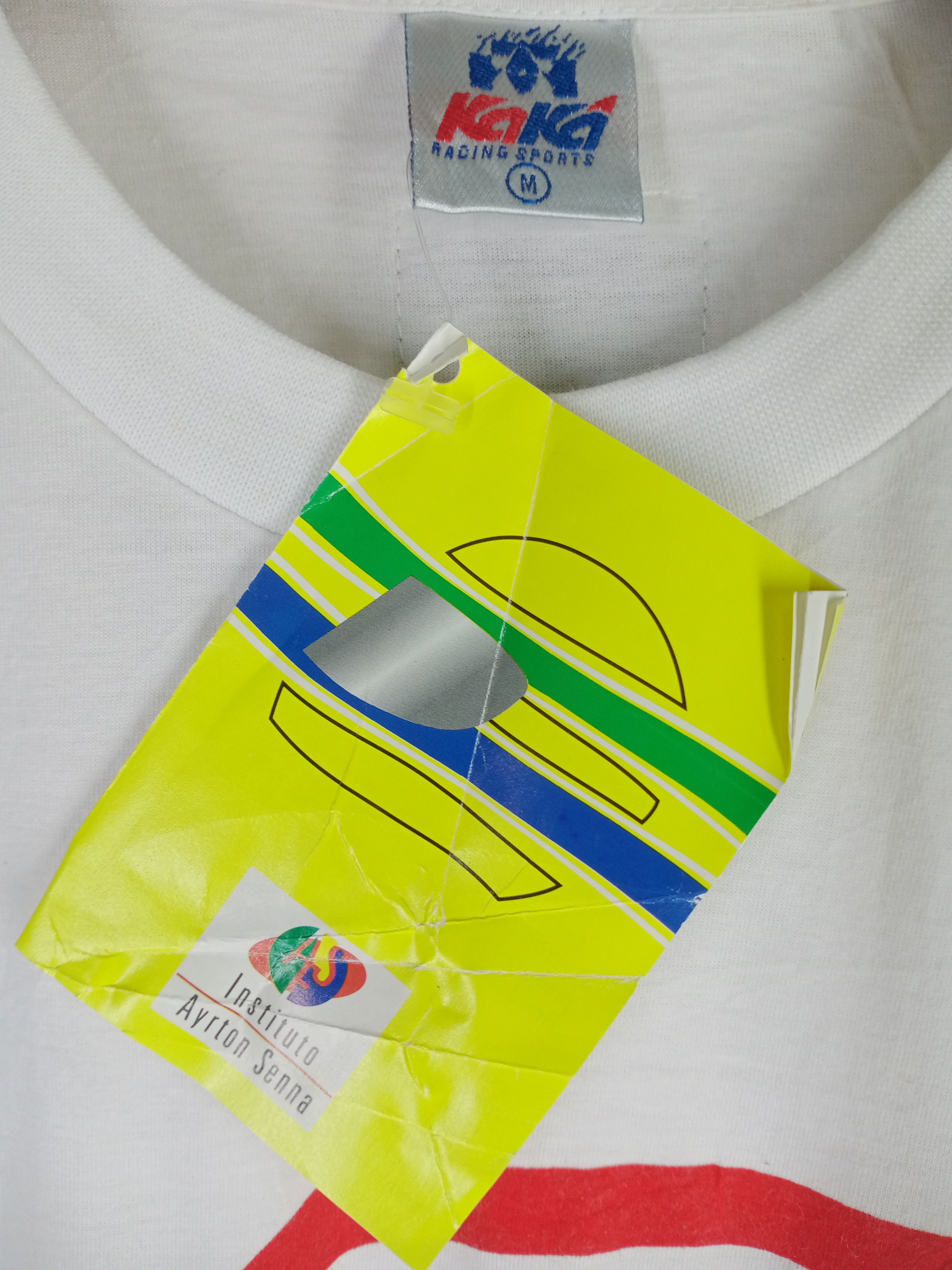 Formula 1 Rare Vintage 90s Ayrton Senna Formula One Tshirt Size US M / EU 48-50 / 2 - 6 Thumbnail