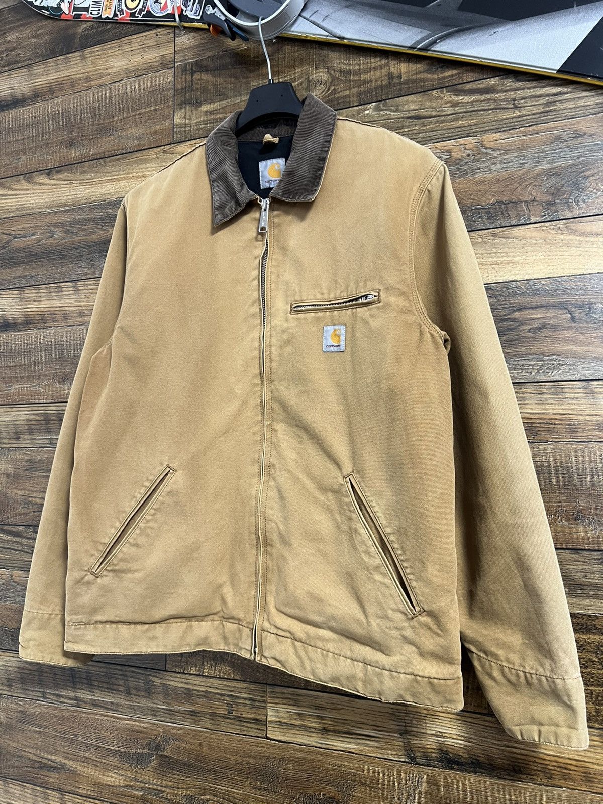 Carhartt CARHARTT DETROIT Jacket Vintage y2k FADED THRASHED Size US XL / EU 56 / 4 - 3 Thumbnail